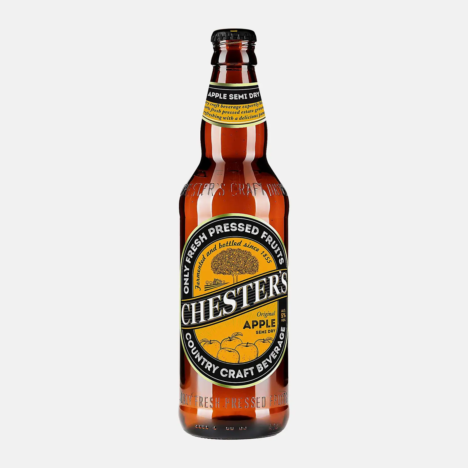 Сидр Chesters яблочный полусухой 5% 450мл