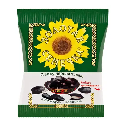 Изображение товара Семена подсолнечника Золотая семечка 200г