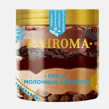 Мороженое Прага пломбир с молочным шоколадом Bahroma 12% 320г