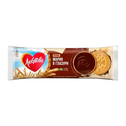 Изображение товара Печенье затяжное Мария традиционное глазированное Любятово 138г