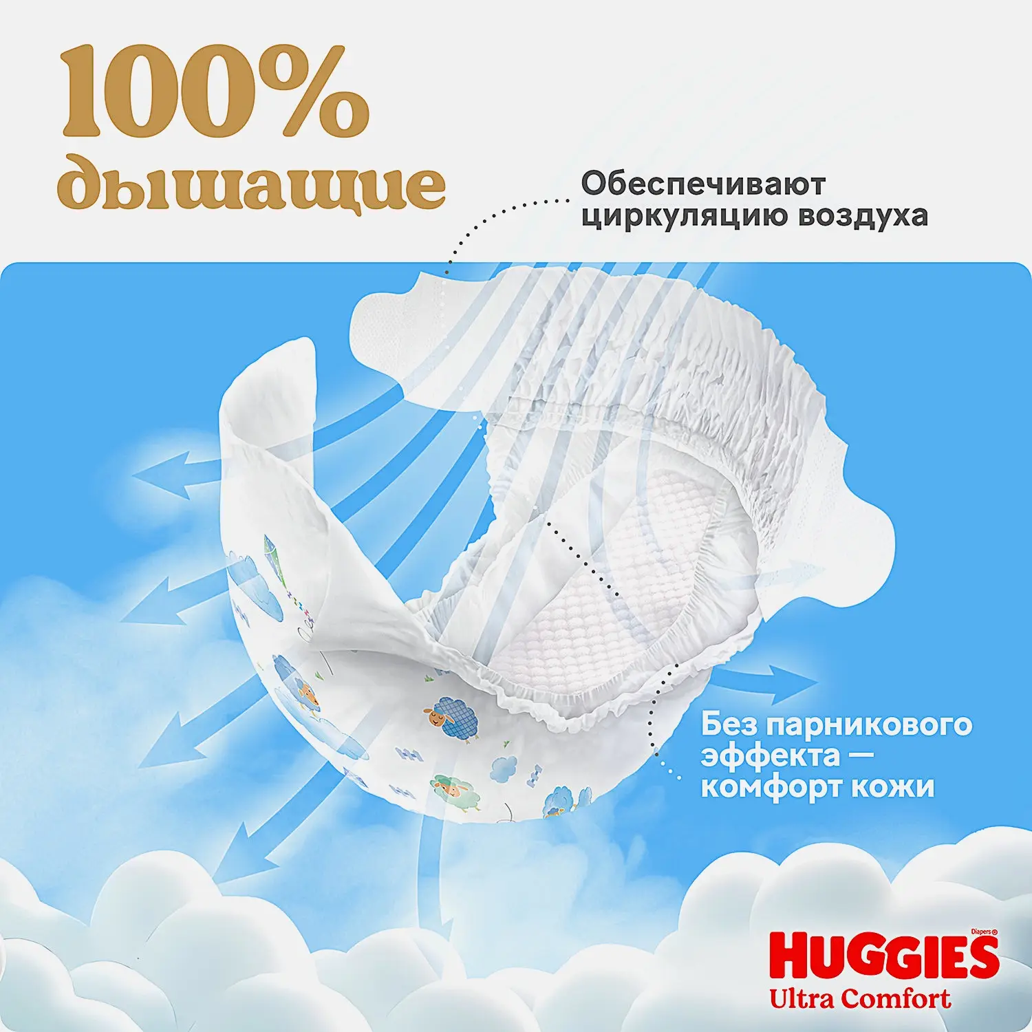 Подгузники для девочек №3 5-9кг Huggies Ultra Comfort 78шт - фото 4 Подгузники для девочек №3 5-9кг Huggies Ultra Comfort 78шт - фото 4