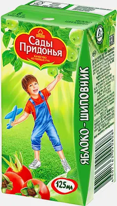 Сок Сады Придонья яблоко-шиповник 125мл