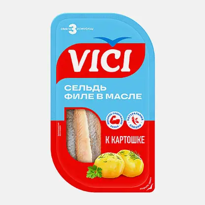Филе сельди Vici в масле к картошке 400г