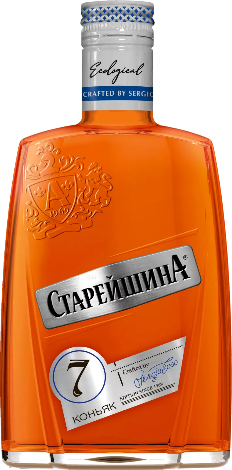 Коньяк Старейшина КВ российский 7 лет 40% 250мл — в каталоге на сайте сети  Магнит | Краснодар