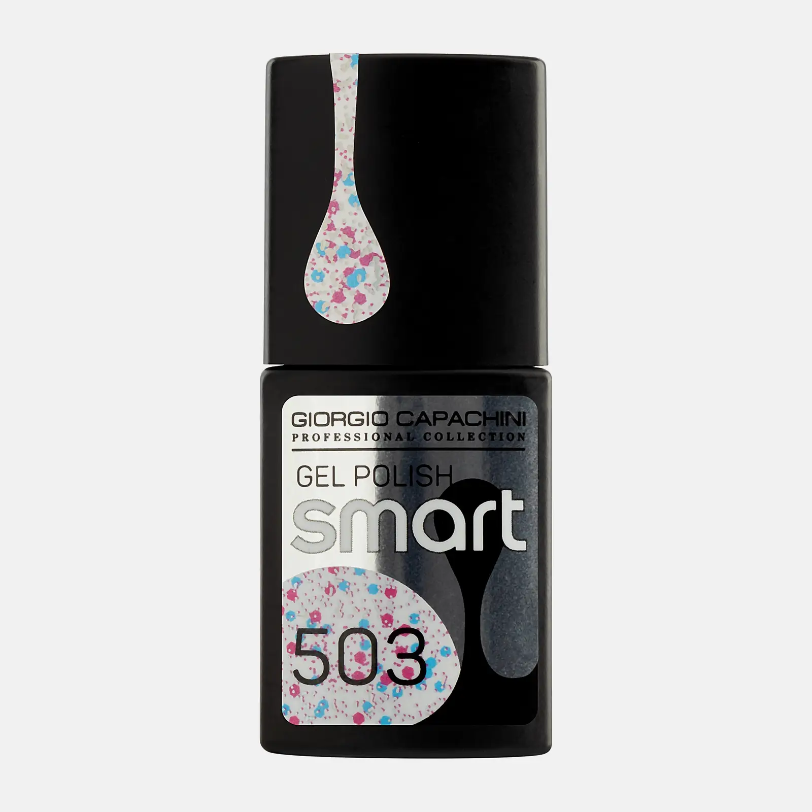 Гель-лак для ногтей Giorgio Capachini Smart тон 503 Перепелиные яйца фиолетовые