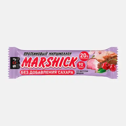 Протеиновый батончик вишневый в молочном шоколаде Marshmall Soj 30г