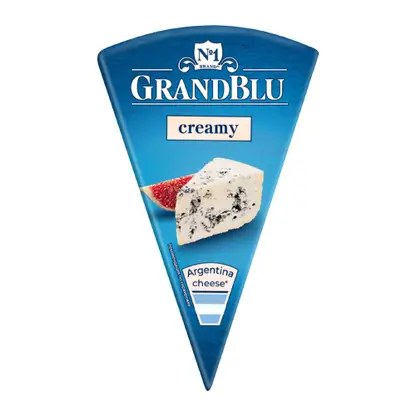 Изображение товара Сыр Grandblu Creamy с голубой плесенью 56% 100г