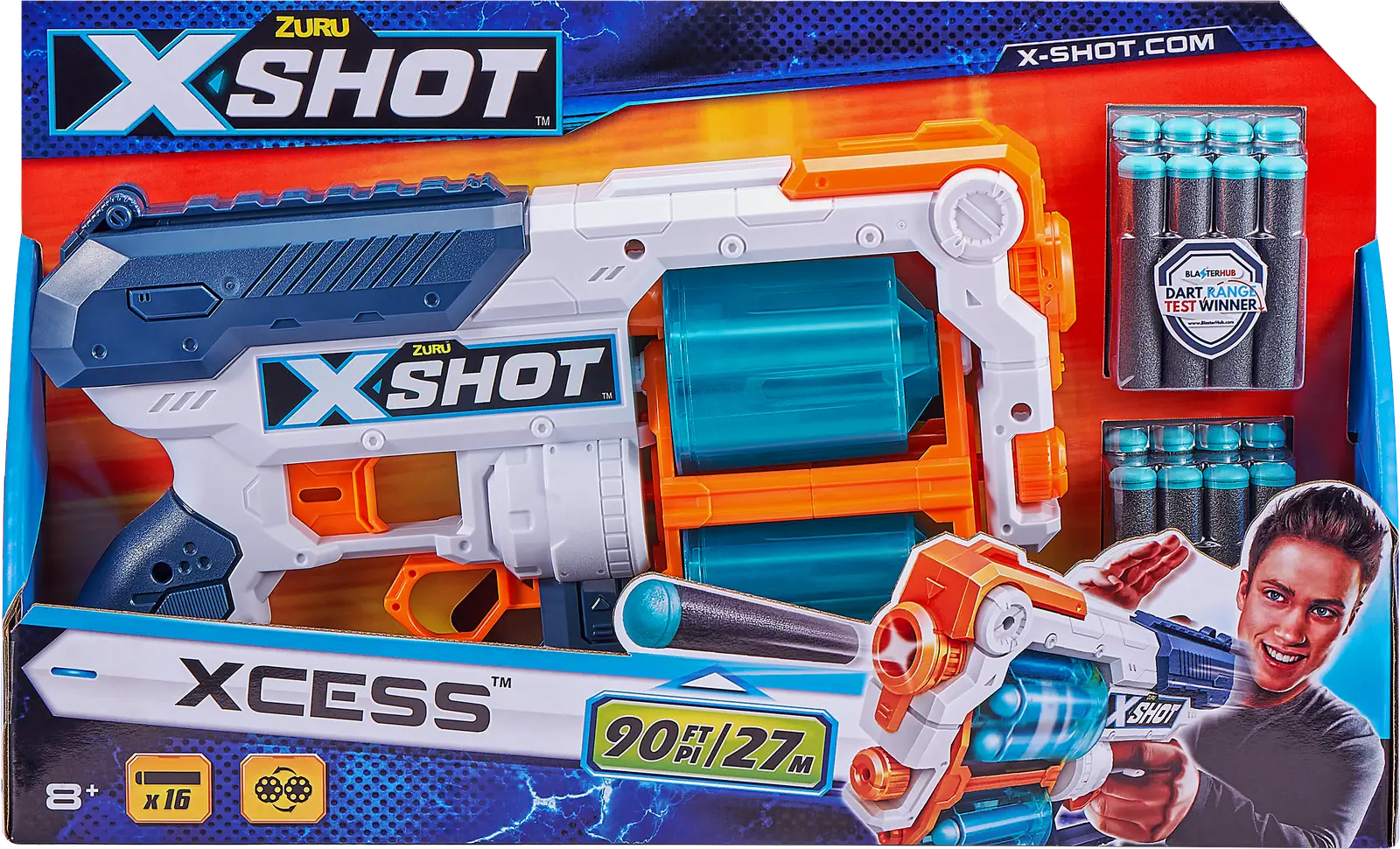 Игрушка X-Shot бластер Xcess 540г 30*18*6см - фото 4