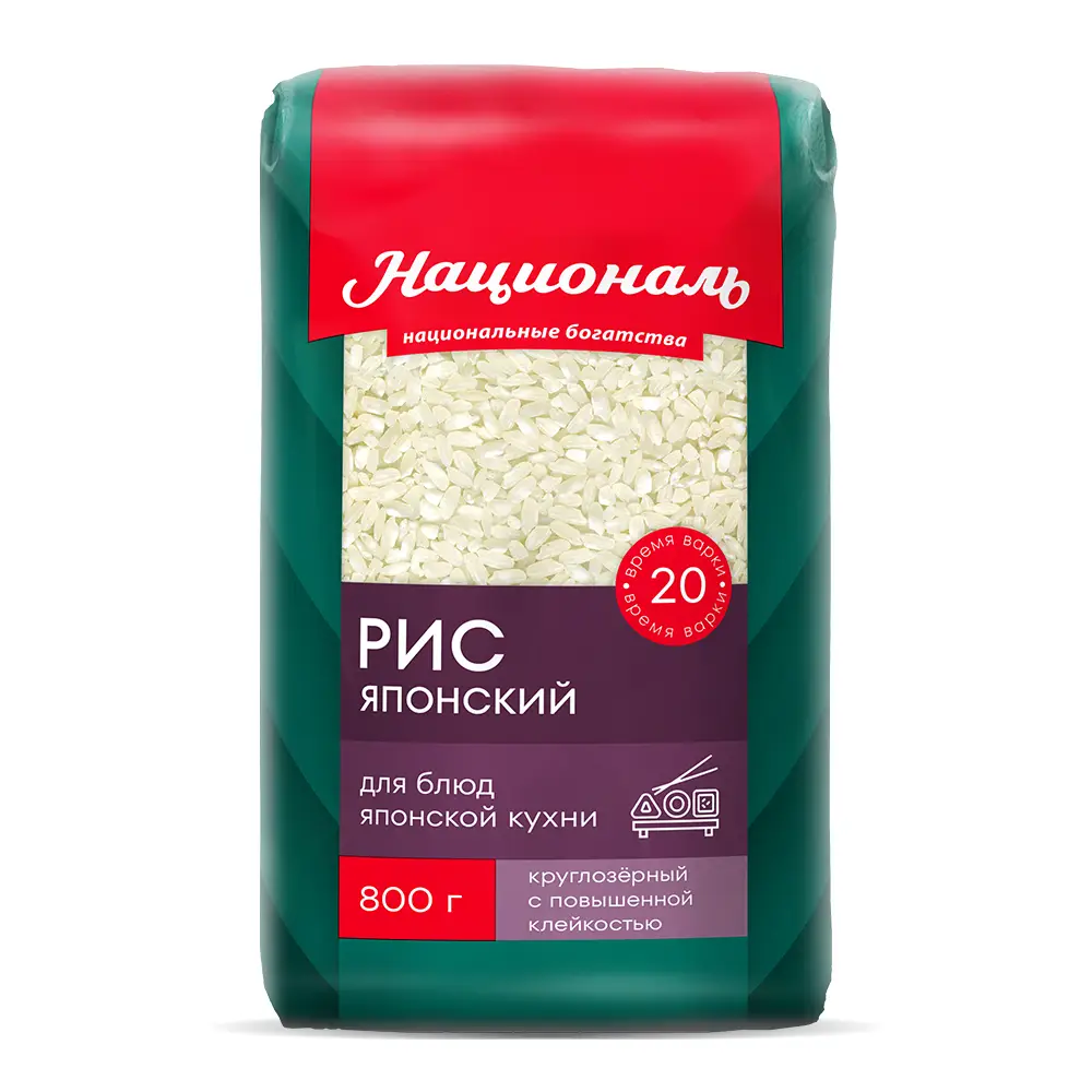 Рис Националь Японский 800г — в каталоге на сайте сети Магнит | Краснодар