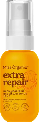 Спрей для волос Miss Organic Уход 15в1 Extra repair 40мл