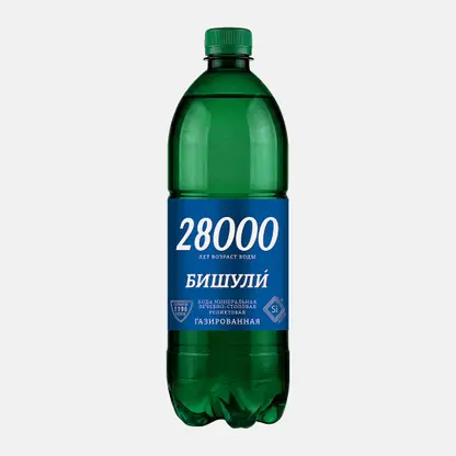 Вода Bishuli минеральная лечебно-столовая газированная 1л