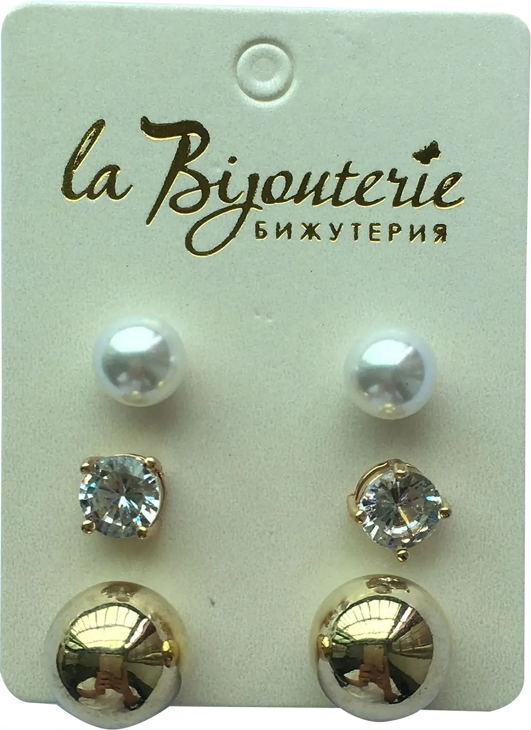 Серьги La Bijouterie 50895 4.5г