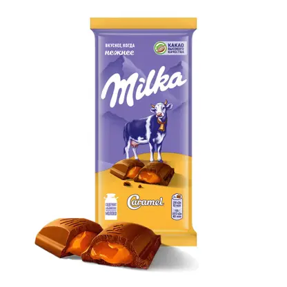 Изображение товара Шоколад Молочный Caramel Milka 90г