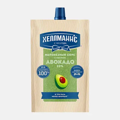 Майонезный соус с маслом авокадо Хеллманнс 20% 300г