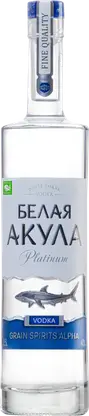 Водка Белая акула Платиновая 40% 500мл