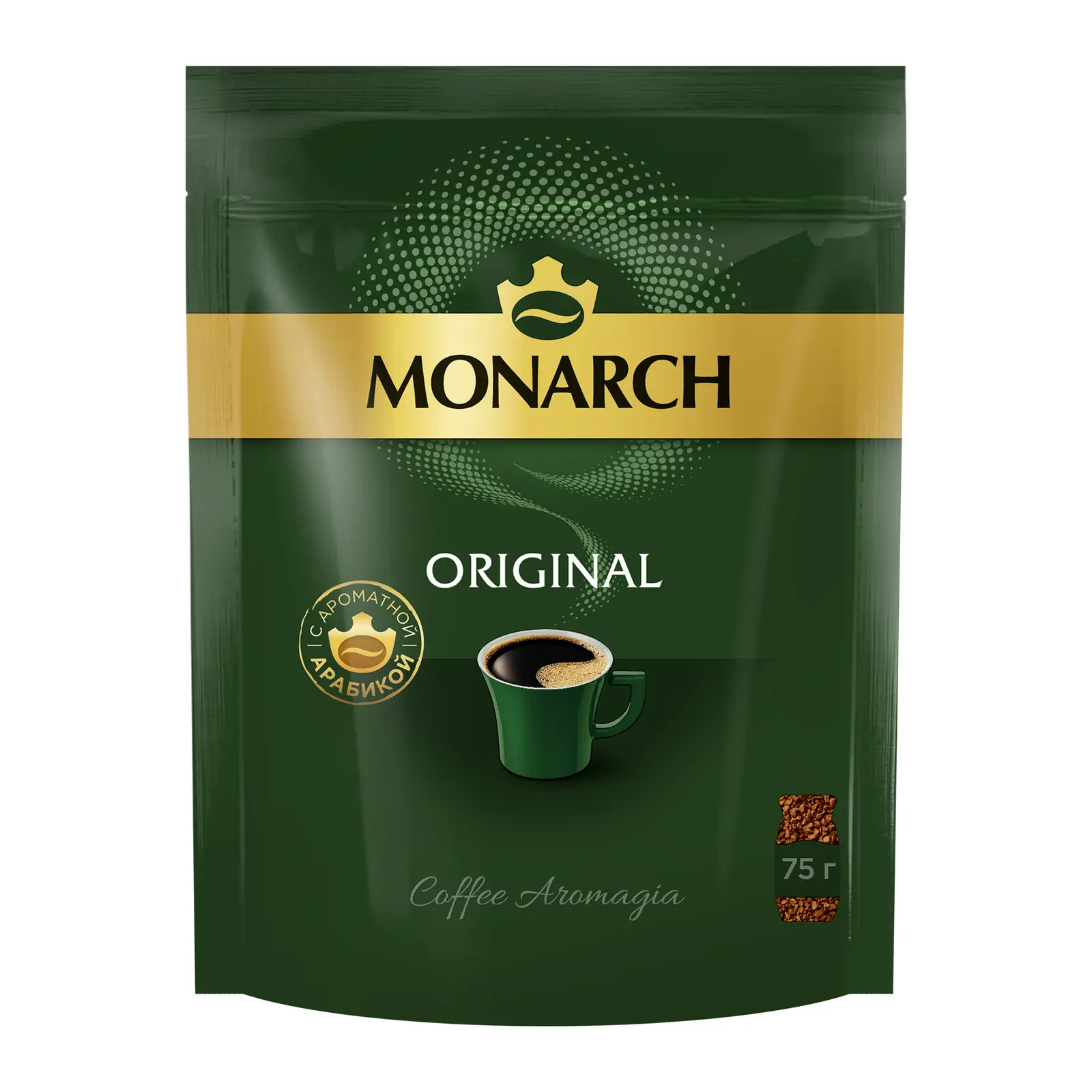 Изображение товара Кофе растворимый Monarch Original 75 г натуральный сублимированный Jacobs