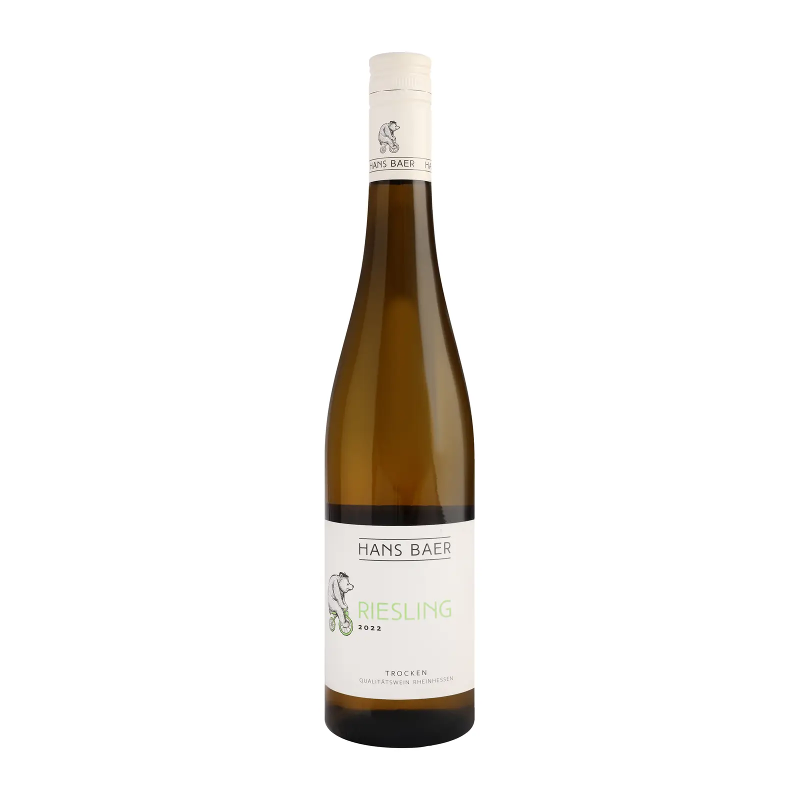 Изображение товара Вино Hans Baer Riesling белое полусухое 750мл 11.5% Германия