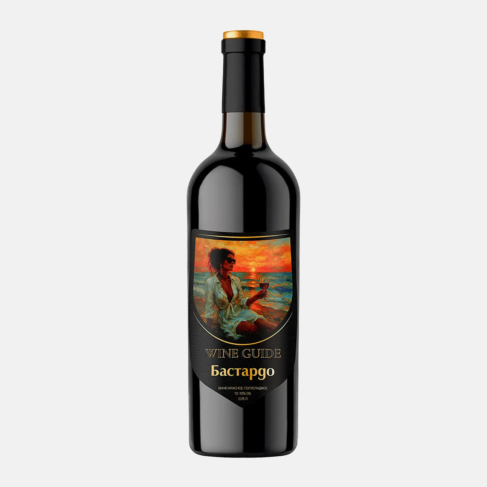 Вино Wine Guide Бастардо красное полусладкое 12% 750мл