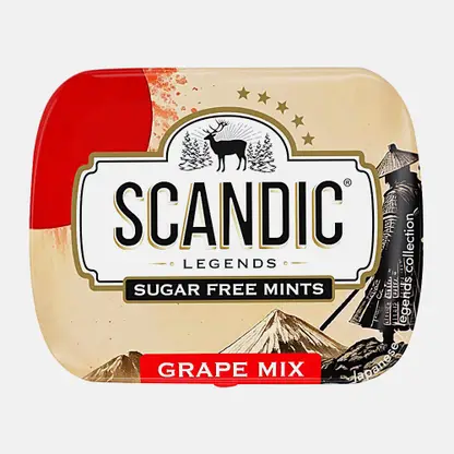 Драже без сахара виноградный микс Scandic 14г