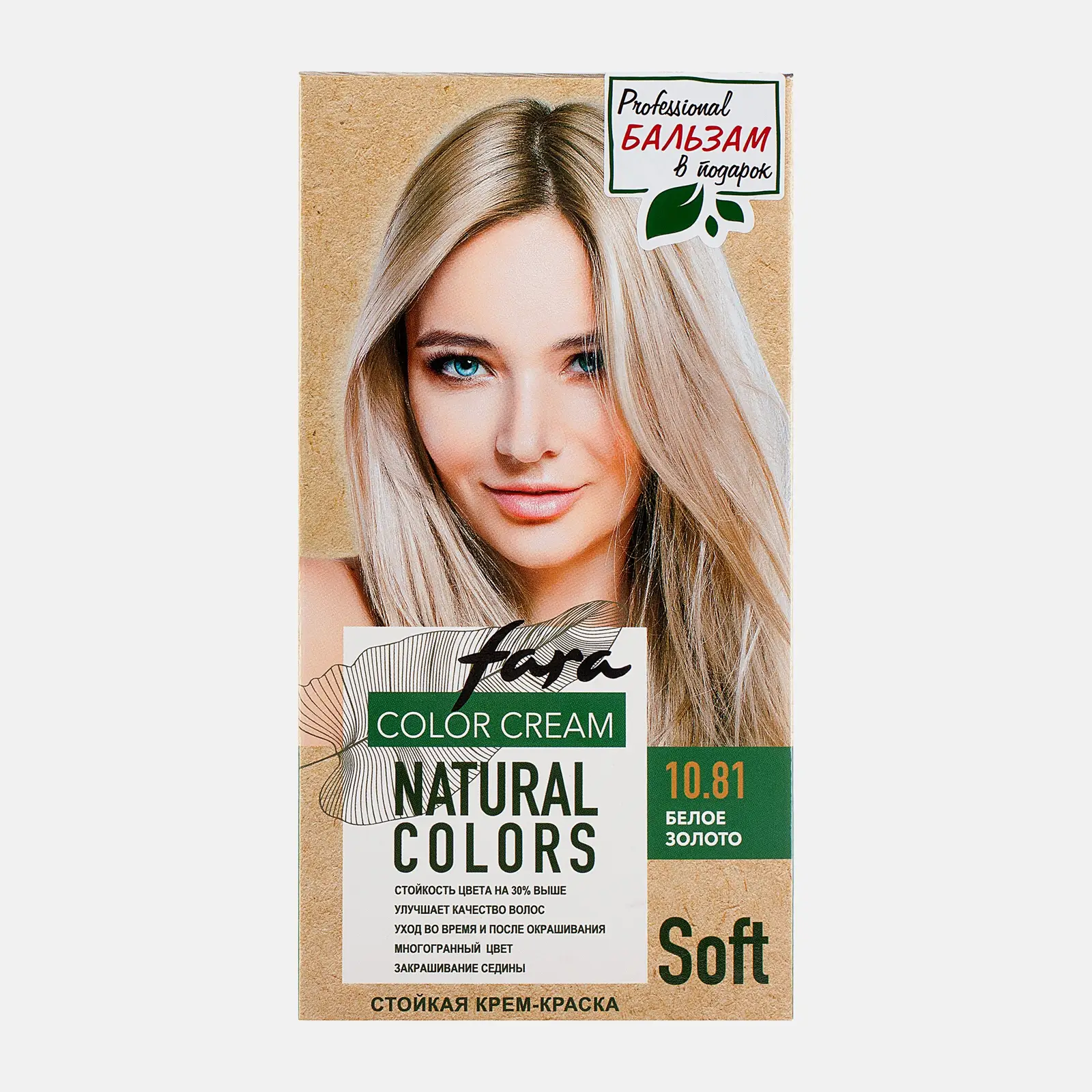 Краска для волос Fara Natural 353 Белое золото
