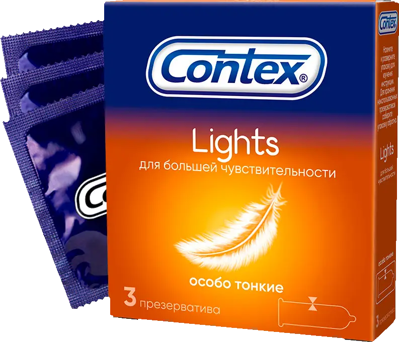 Презервативы Contex Lights 3шт