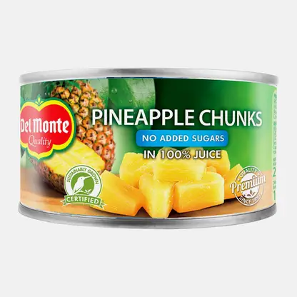 Ананасы кусочки в соке Del Monte 230г