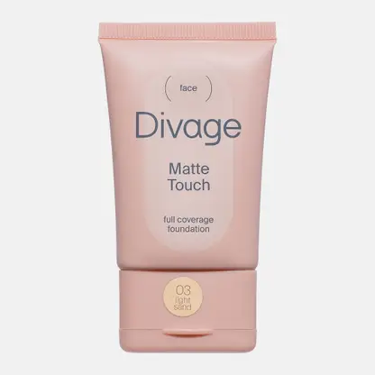 Тональный крем для лица тон 03 Песочный Divage Matte Touch Foundation