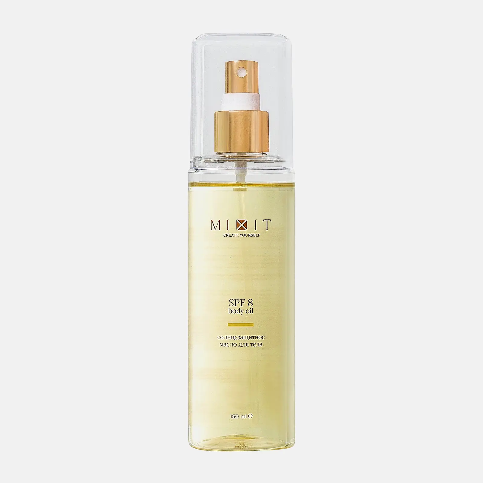Масло солнцезащитное SPF8 Tan Activator Body Oil Mixit 150мл