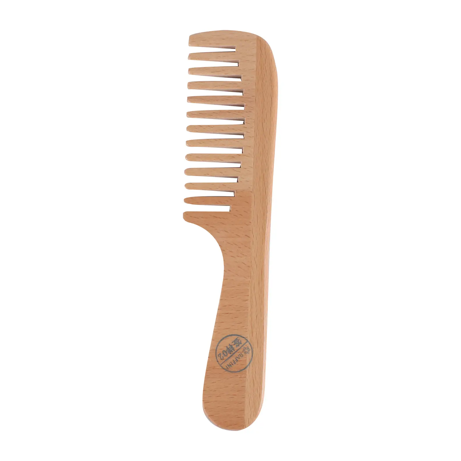 Гребень для волос Fashion Care деревянный c редкими зубчиками WF50052 0.8*21.4*4.8см