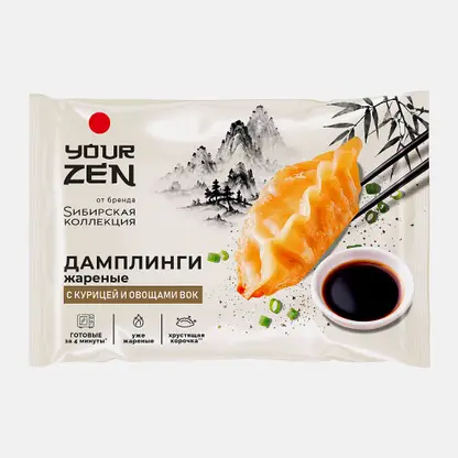 Дамплинги жареные с курицей и овощами Sибирская Коллекция 180г
