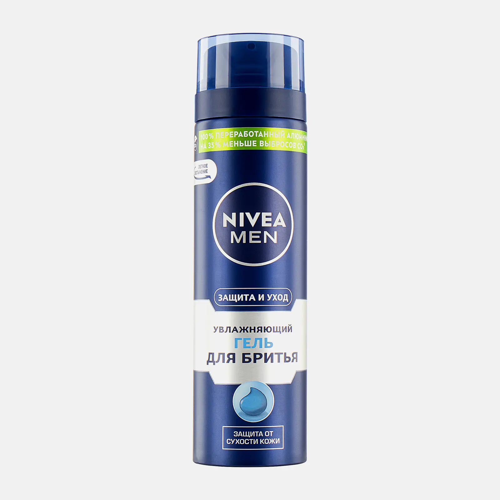 Изображение товара Увлажняющий гель для бритья NIVEA Men 200 мл для комфортного бритья и ухода за кожей