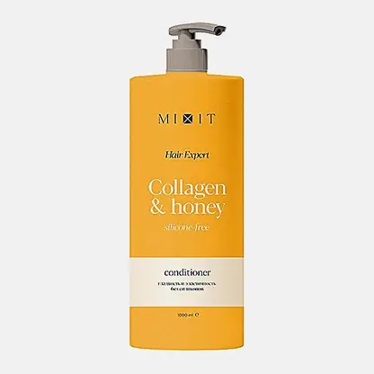 Бессульфатный кондиционер для волос Collagen & Honey Hair Expert Mixit 1л