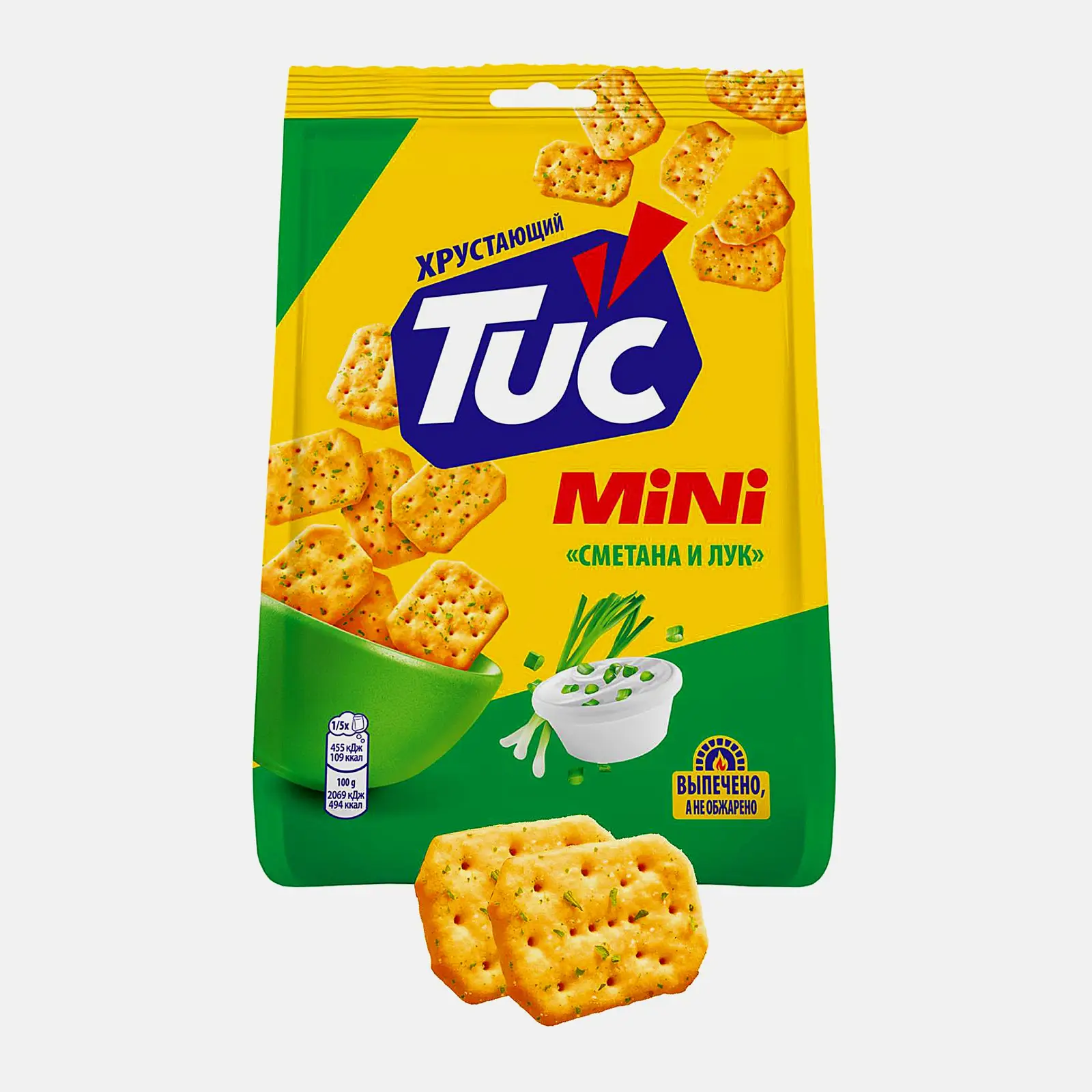 Крекер со вкусом сметаны и лука Tuc Mini 110г Крекер со вкусом сметаны и лука Tuc Mini 110г
