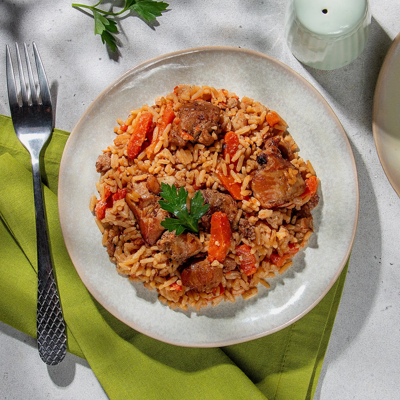 Изображение товара Плов с курицей М Кухня 250г готовое блюдо восточный вкус