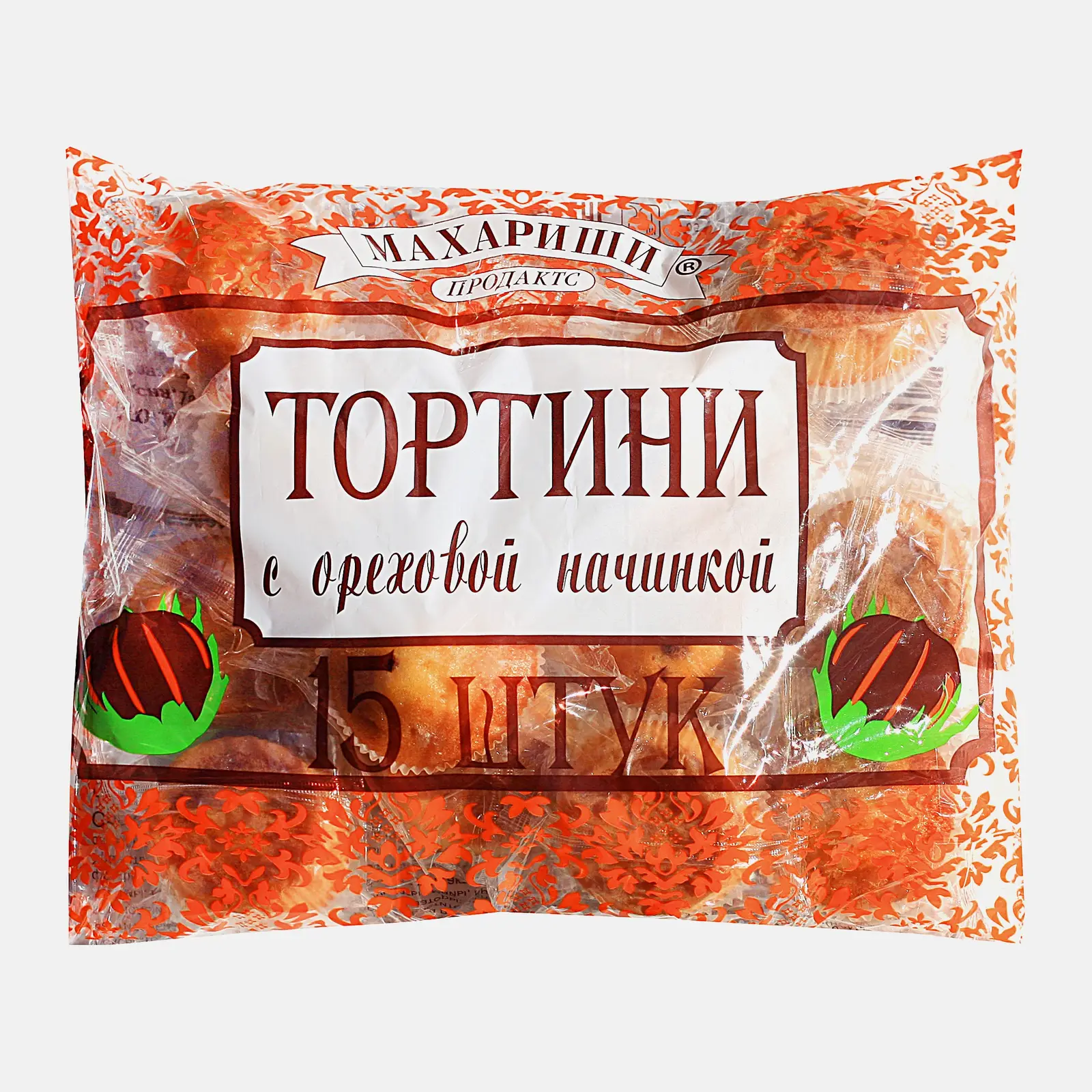 Тортини Махариши с ореховой начинкой 500г