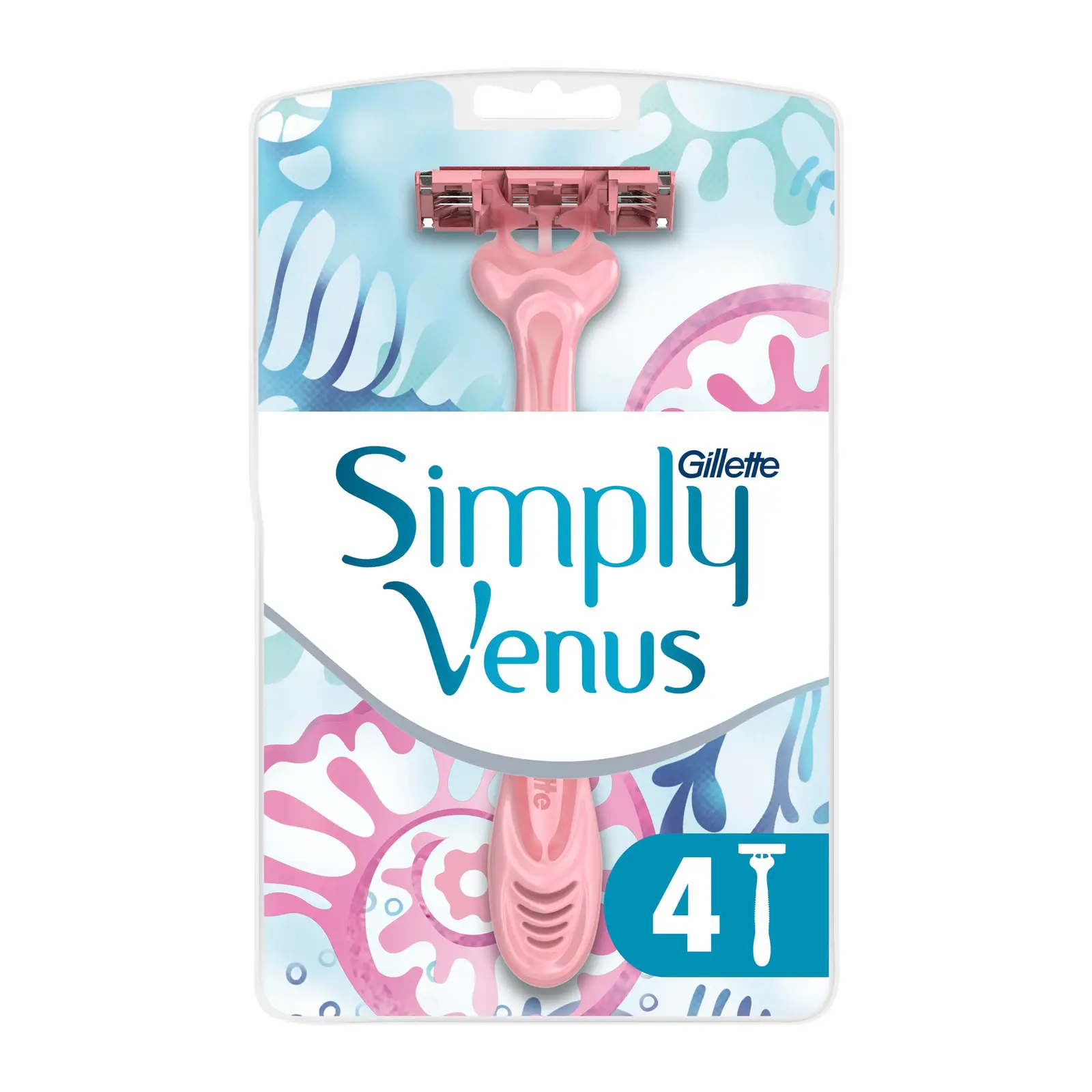 Бритвы Venus 3 одноразовые женские 3лезвия 4шт