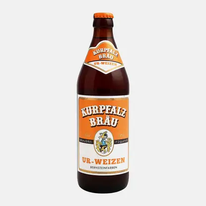 Пиво Kurpfalz Brau Ur-Weizen светлое нефильтрованное пастеризованное 5% 500мл