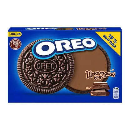 Изображение товара Печенье с шоколадной начинкой Oreo 228г