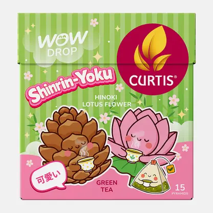 Чай зеленый ShinrinYoku зеленая хвоя и лотос Curtis WowDrop 15пир