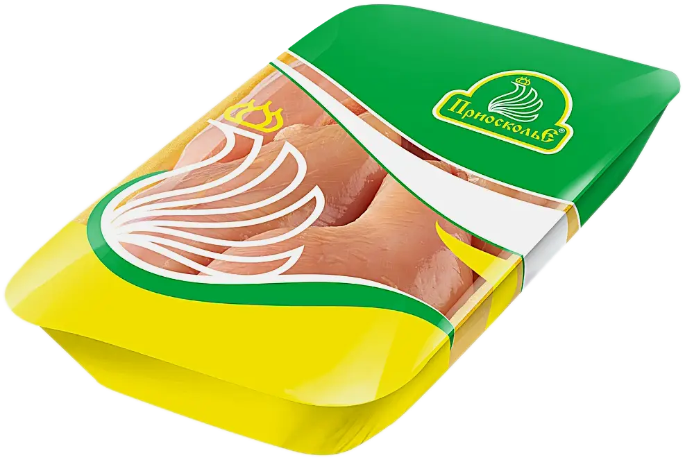 Филе грудки цыплёнка-бройлера Приосколье без кожи 834г