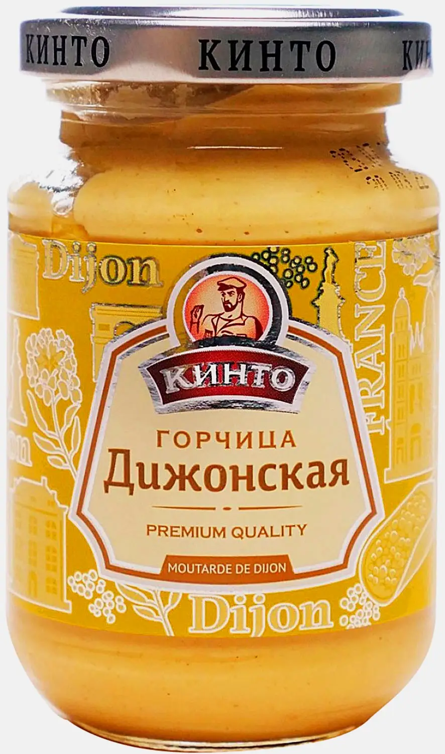 Изображение товара Соус Кинто Горчица Дижонская острая 170мл