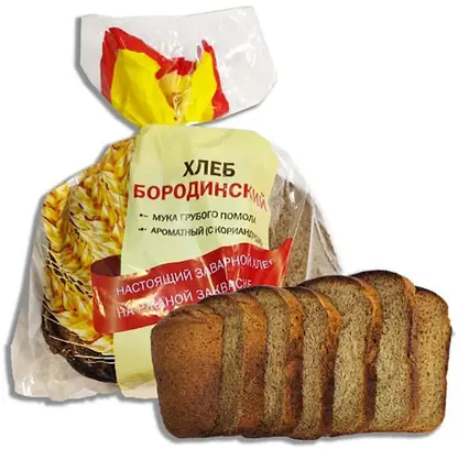 Изображение товара Хлеб Бородинский нарезанный Калужский ХК 300г