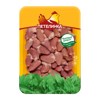Изображение товара Сердце цыпленка-бройлера Петелинка 450г свежий продукт