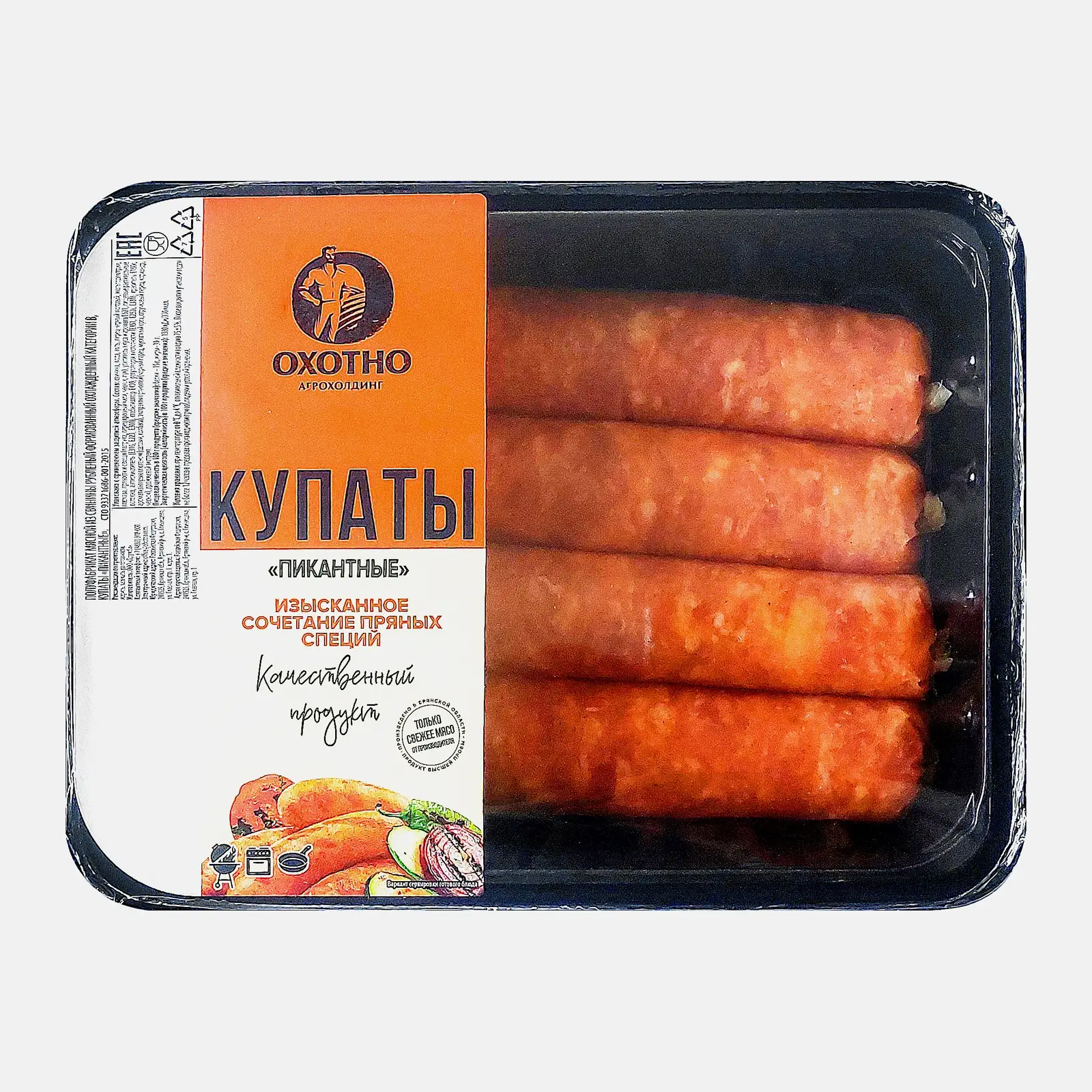 Купаты Охотно Пикантные охлажденные 400г
