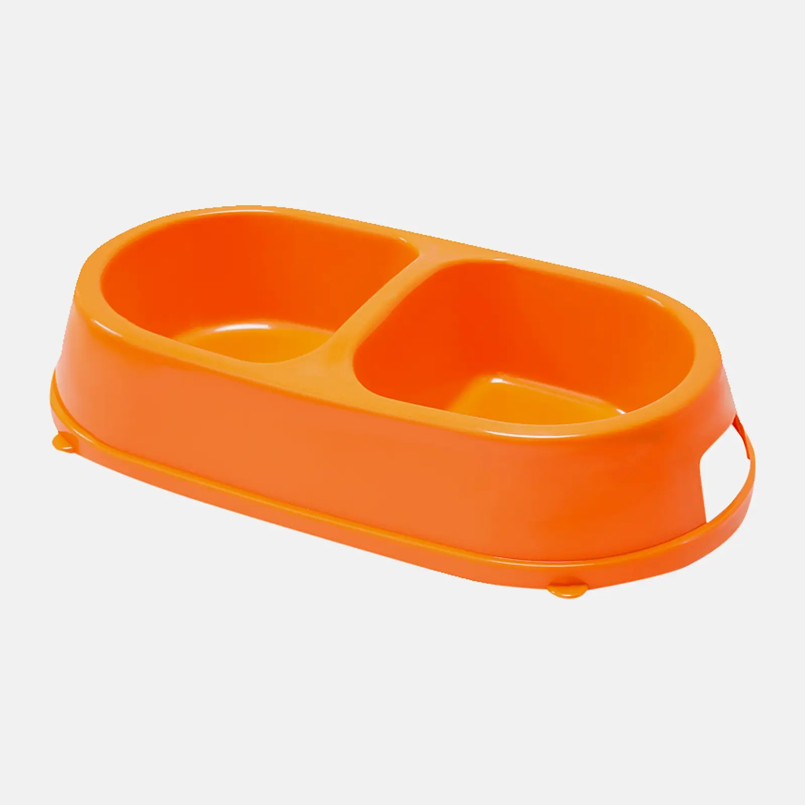 Миска для кошек Гамма двойная пластмассовая 800мл