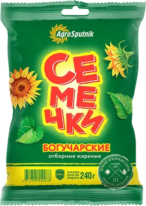 Изображение товара Семечки подсолнечные Богучарские жареные 240г