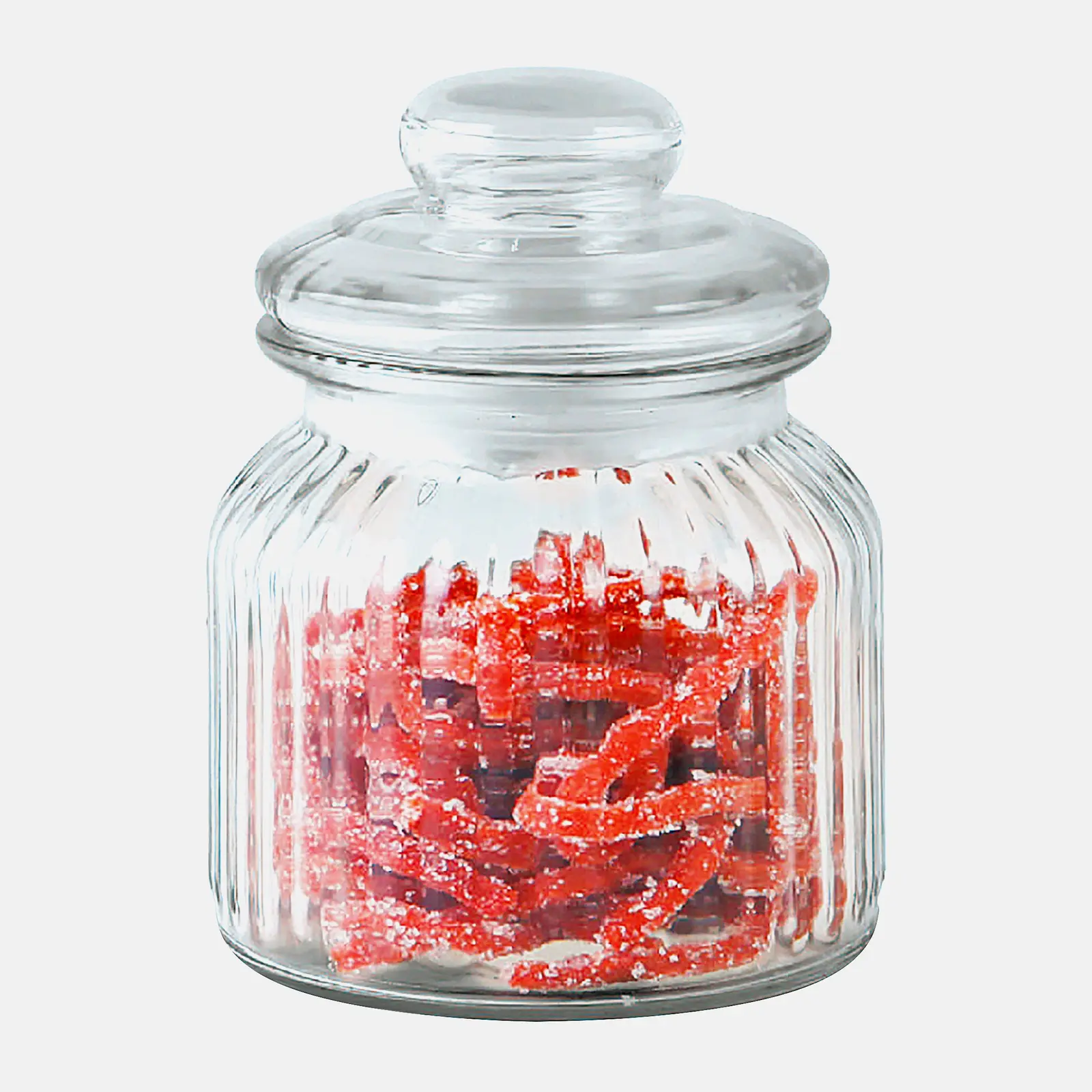 Банка стеклянная со стеклянной крышкой 650мл