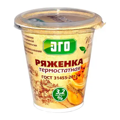Изображение товара Ряженка Эго термостатная 3.2% 300г