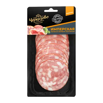 Изображение товара Колбаса Черкизово премиум Имперская копчено-вареная нарезка 100г