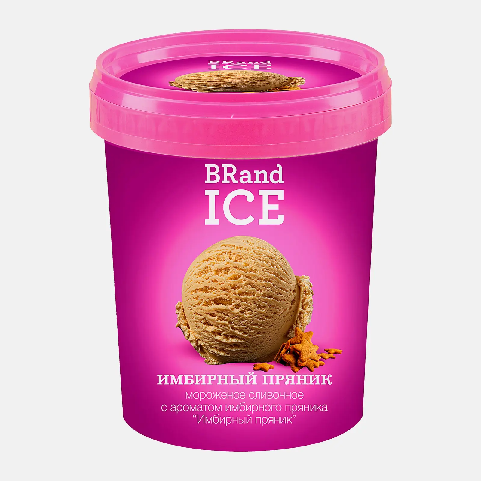 Изображение товара Мороженое Имбирный пряник сливочное 250г Brandice